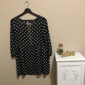Sweet Mary sheer polka dot blouse